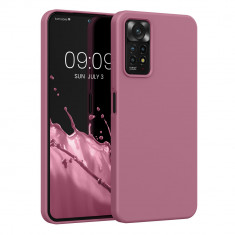 Husa Kwmobile pentru Xiaomi Redmi Note 11 Pro/Redmi Note 11 Pro 5G, Silicon, Violet, 57373.167