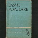 Basme Populare pentru Clasele V-VIII - Biblioteca Școlarului