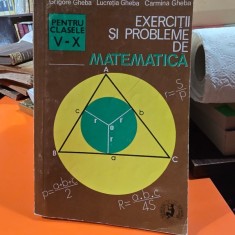 EXERCITII SI PROBLEME DE MATEMATICA - GRIGORE GHEBA