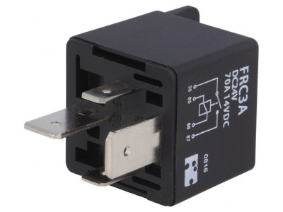Releu Electromagnetic SPST-NO 24VDC 70A foto