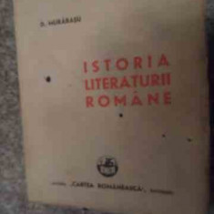 Istoria Literaturii Romane - D. Murarasu ,535409