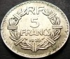 Moneda istorica 5 FRANCI - FRANTA, anul 1933 * cod 3498 = excelenta!, Europa, Aluminiu