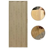 Cumpara ieftin Usa de interior plianta tip acordeon, 203x100cm, stejar mat deschis, 6mm, RESIGILAT