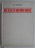 Mic Atlas Anatomia Omului, Dem. Theodorescu, Supracoperta - Carte Medicina, Anatomie