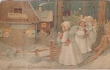 Felicitare Craciun 14 x 9 cm - Gesegnete Weihnachten! - Stare Buna