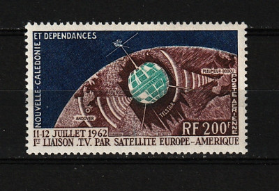 Noua Caledonie, 1962 | Prima transmisie TV satelit - Cosmos | MNH, CV 25 &amp;euro; | aph foto