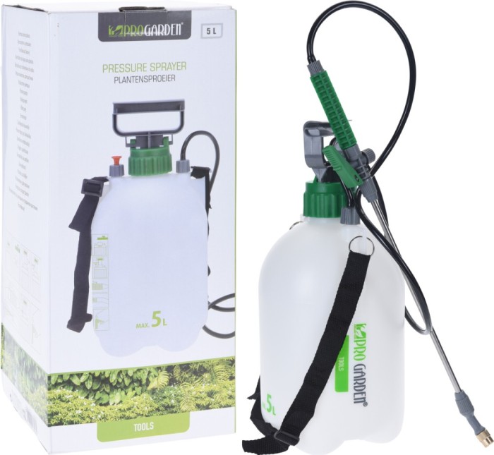 Pulverizator sub presiune ProGarden 5L, cu pompa manuala si curea de umar