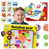 Puzzle cu butoane Tablouri educaționale Tablouri pentru copii Mozaic creativ