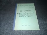 PROGRAMUL DE PREGATIRE PENTRU APARARE CIVILA A STATELOR MAJORE COMISIILOR FORMATIUNILOR PERSONALULUI MUNCITOR SI POPULATIE 1985