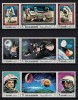 RAS AL KHAIMA 1970 - Cosmonautica, misiunile Apollo / serie completa MNH (2 img), Nestampilat