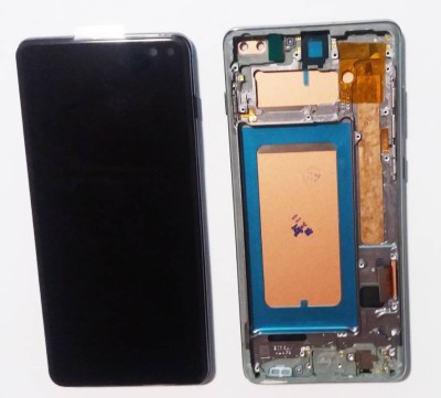 Display ecran cu Touchscreen si Rama pentru Samsung S10 Plus, G975, INCELL, Negru foto