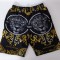 Pantaloni scur?i barba?i imprimeu leopard