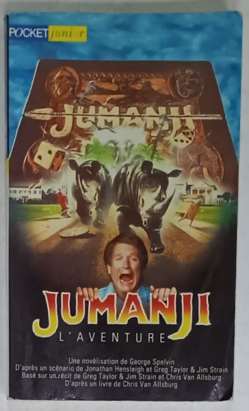 JUMANJI , L &#039;AVENTURE , une nuvelisation de GEORGE SPELVIN , 1996