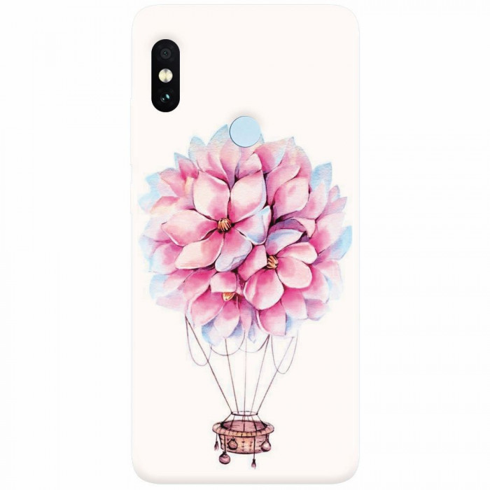 Husa silicon pentru Xiaomi Mi Max 3, Flower Baloon