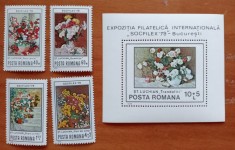 RO.1979-Expozitia Filatelica&amp;#039;&amp;#039;Socfilex&amp;#039;79 &amp;#039;&amp;#039;-serie +colita dantelata - LP986+LP987 foto