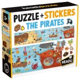 Cumpara ieftin Headu - Puzzle Pirati cu peste 200 de stickere ce se pot repozitiona