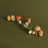 Jucarie din lemn - Jocul comorilor, ciupercute, Minmimcph