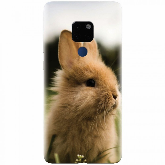 Husa silicon pentru Huawei Mate 20, Cute Rabbit In Grass