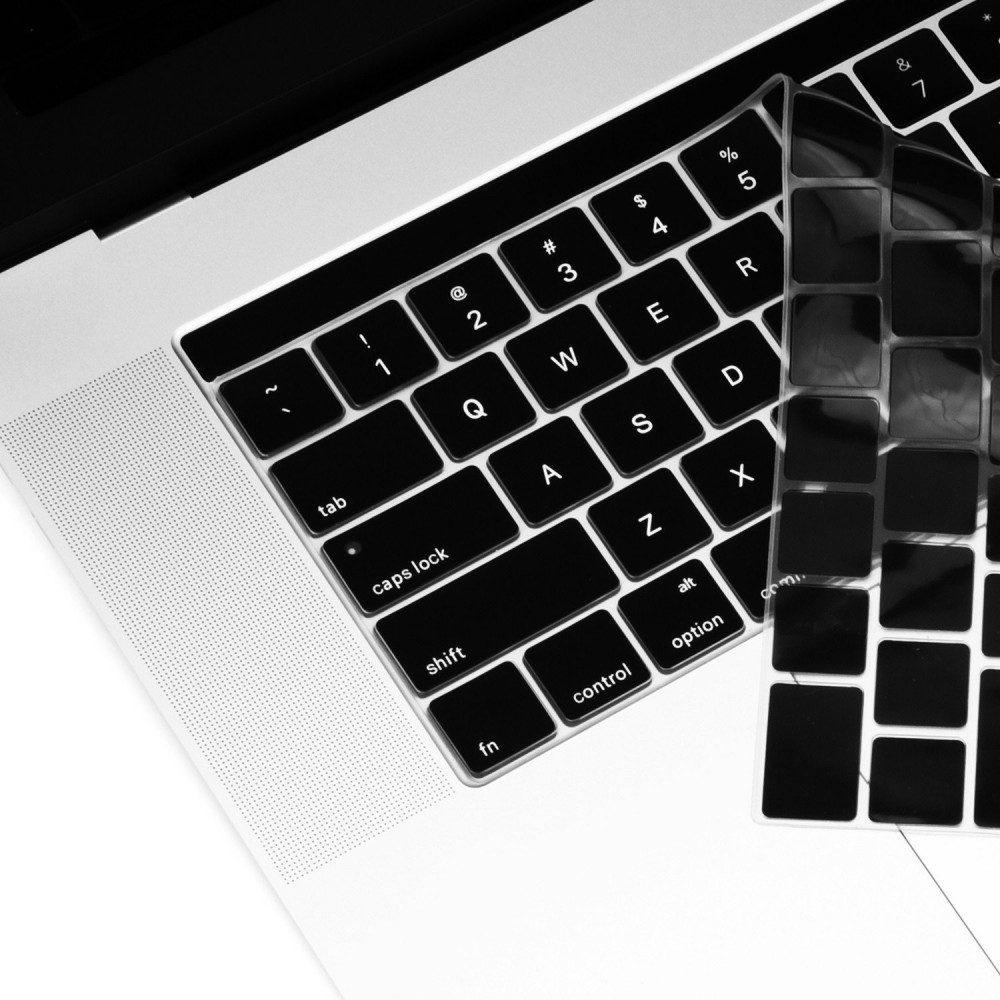 Husa protectie tastatura US Macbook Pro 13 15 2016 2017 Touch Bar, neagra |  Okazii.ro