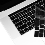 Husa protectie tastatura US Macbook Pro 13 15 2016 2017 Touch Bar, neagra