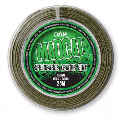 Fir Madcat Spliceable Leader 25m 1.00mm 110kg 250Lbs foto