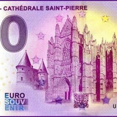 !!! 0 EURO SOUVENIR - FRANTA , BEAUVAIS , CATEDRALA ST. PIERRE - 2020.2 - UNC