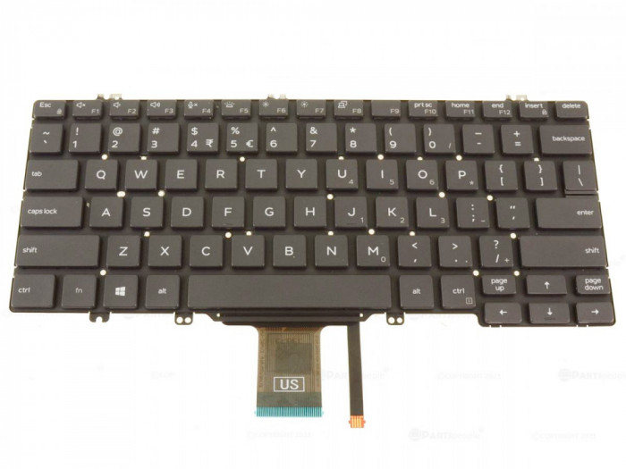 Tastatura Laptop, Dell, Latitude 5300, 5310, 7300, 5CDK4, 05CDK4, iluminata, layout US