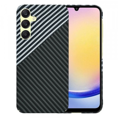 Husa pentru Samsung Galaxy A25 A256, Techsuit, Carbonite FiberShell, Gri foto