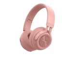 Casti Over-ear Bluetooth Tellur Feel, roz