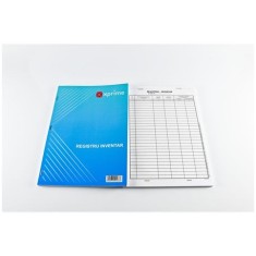 Registru inventar A4 hartie offset 100 file carnet coperta carton 300 g mp