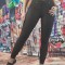 D858-1 Colanti casual/elegant cu talie inalta si model in dungi