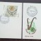 2 FDC ROMANIA - TROFEE DE VANATOARE - 10.12.1965 - SERIE COMPLETA, LP 618