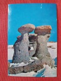 CPIB 23423 CARTE POSTALA - MUNTII BUCEGI. BABELE, MONUMENT AL NATURII, CIRCULATA, 1974, STAMPILE, TIMBRU