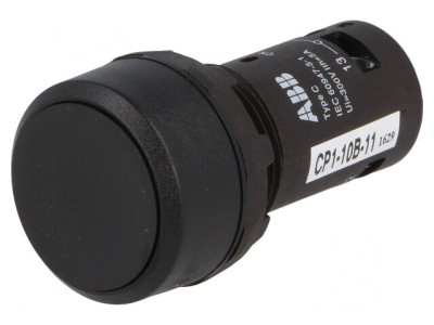 Comutator Acționat prin Apăsare 22mm 1 NC 1 NO foto