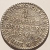 Germania Prusia 1 groschen 1861 argint Wilhelm, Europa