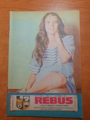 revista rebus 1 noiembrie 1984- total necompletata foto
