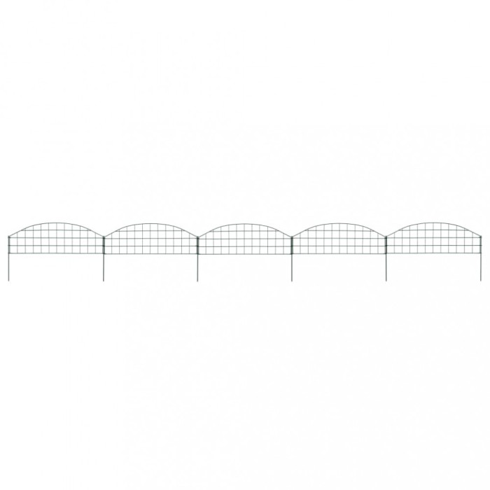 Gossi set gard de gradina arcuit, verde, 77,3 x 26 cm