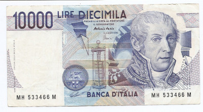 Italia 10000 Lire 03.09.1984 - MH533466M, B11, P-112d foto