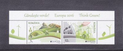 ROMANIA 2016 - EUROPA 2016 - GANDESTE VERDE , MNH - LP 2103 foto