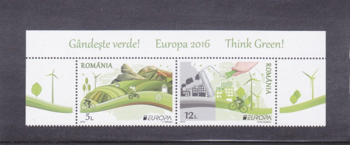 ROMANIA 2016 - EUROPA 2016 - GANDESTE VERDE , MNH - LP 2103