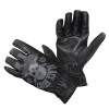 Manusi Moto Piele W-TEC Black Heart Skull Negre, Marimea L, Design Vintage, Protectie si Confort