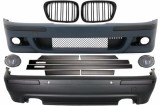 Kit Exterior BMW Seria 5 E39 (1997-2003) Cu Proiectoare Crom si Grile Negru Lucioase+Bandouri Laterale Performance AutoTuning