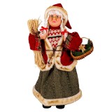 Cumpara ieftin Figurina decorativa model Craciunita, 45 cm, Rosu, General
