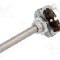 Potentiometru axial, linear, 25k&Omega;, 4W, AB Elektronik - 3104608787