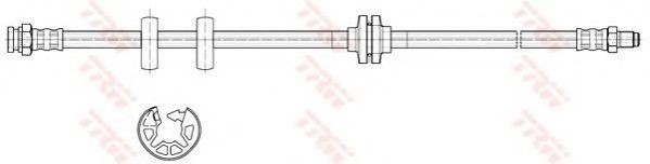 Conducta / cablu frana LANCIA LYBRA (839AX) (1999 - 2005) TRW PHB399