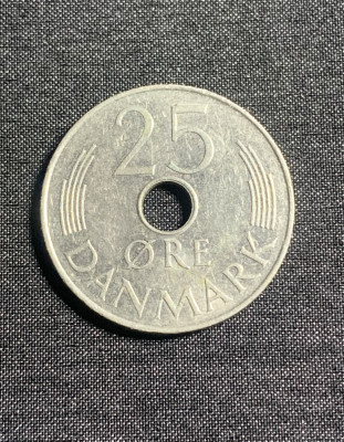 Moneda 25 ore 1978 Danemarca foto