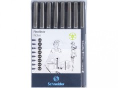 Fineliner Schneider Pictus 8 buc/portofel foto