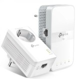 KIT ADAPTOR + Amplificator POWERLINE TP-Link, AC1200 dual band 802.11ac Wi-Fi, Gigabit Ethernet Port, TL-WPA7617 KIT (timbru verde 2 lei)