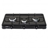 Aragaz 3 ochiuri Floria GPL 1x1.5x2Kw 62x30x10.5cm negru Zilan ZLN7138
