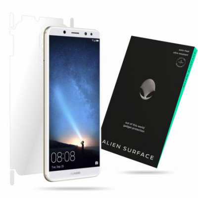 FOLIE ALIEN SURFACE HD HUAWEI MATE 10 LITE SPATE LATERALE + ALIEN FIBER CADOU foto